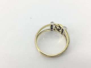 anillo oro 18k con piedra con diamante