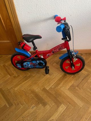 Bicicleta Spiderman niño