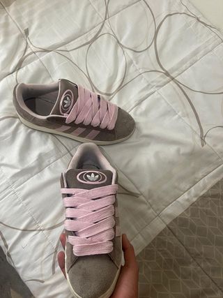 Zapatillas Adidas Campus marrón y rosa