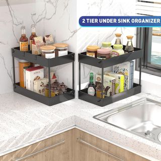 Carrito Almacenamiento Baño - Negro