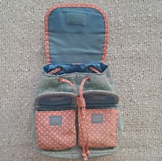 Mini mochila Claire's - Rosa y Verde✅️Muy nueva
