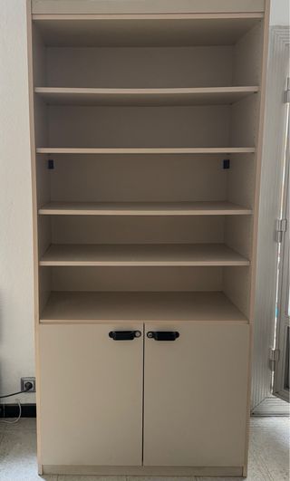 Armario oficina beige - madera