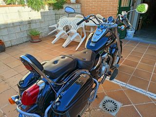 Moto Eagle TBQ, 125cc negra