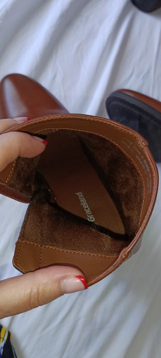 Botines marrones mujer tacón