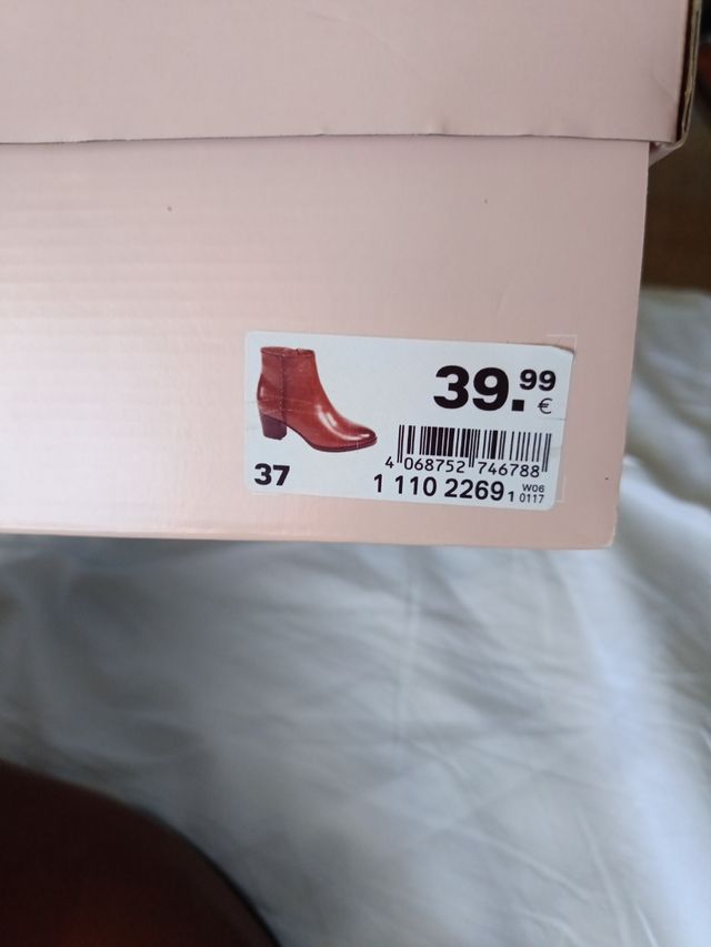 Botines marrones mujer tacón