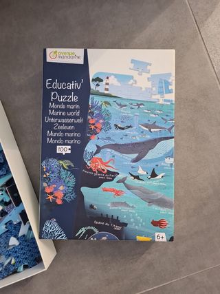Puzzle Educativo Mundo Marino (100 piezas)