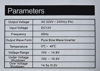 Inversor de corriente 2000W 12V-220V