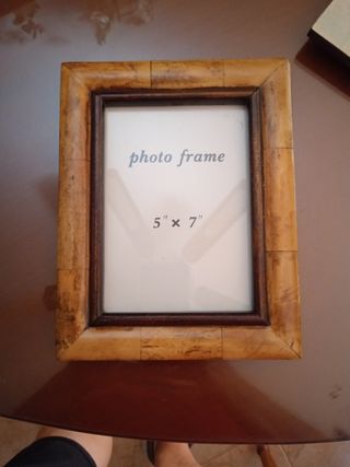 Marco foto 5x7" madera