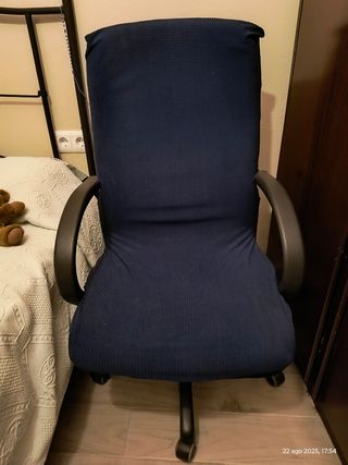 Silla escritorio azul marino 