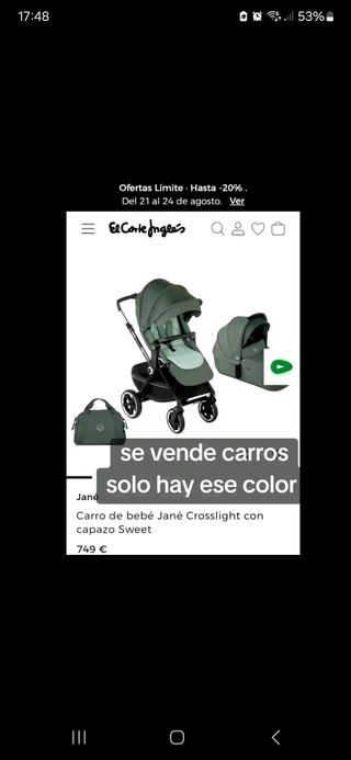 Carricoche Jané Crosslight Sweet