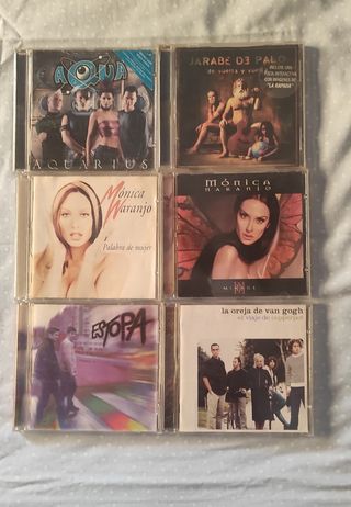 6 CDs Música Pop-Rock Latino