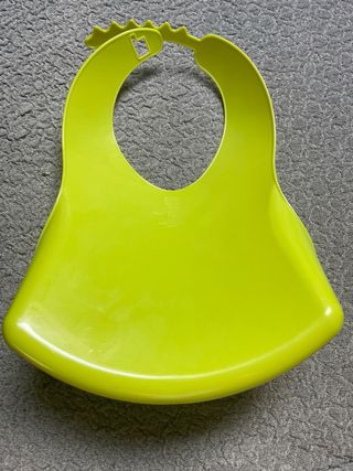 Babete e Tigela Sapo Bebê - Verde