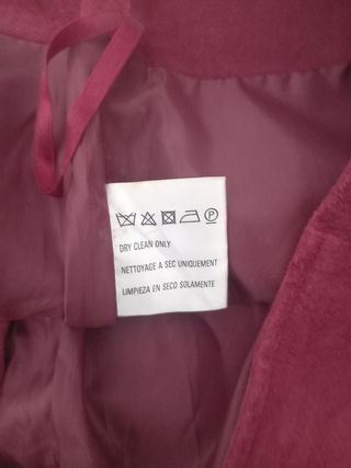 Falda de piel de ante auténtica Topshop
