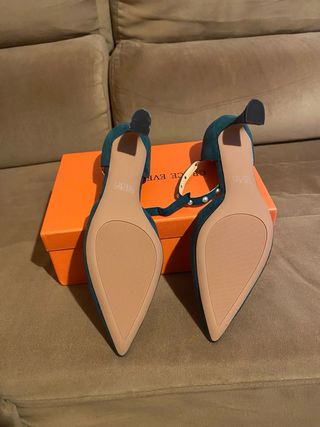 Zapatos tacón verde - Elegantes