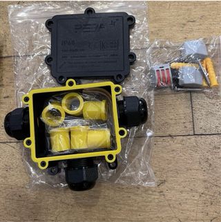 Pack 4 Caixa conexão impermeável luminárias
