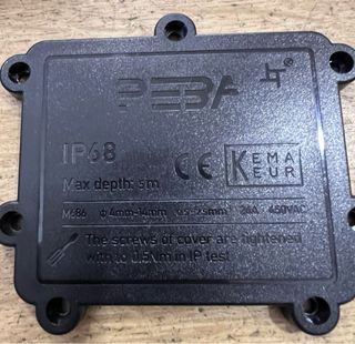 Pack 4 Caixa conexão impermeável luminárias