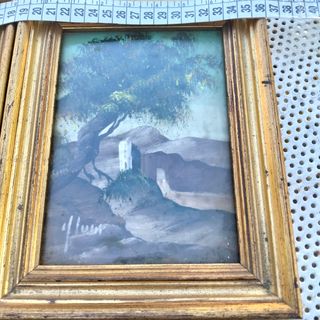 Dipinti olio - 2 quadretti vintage