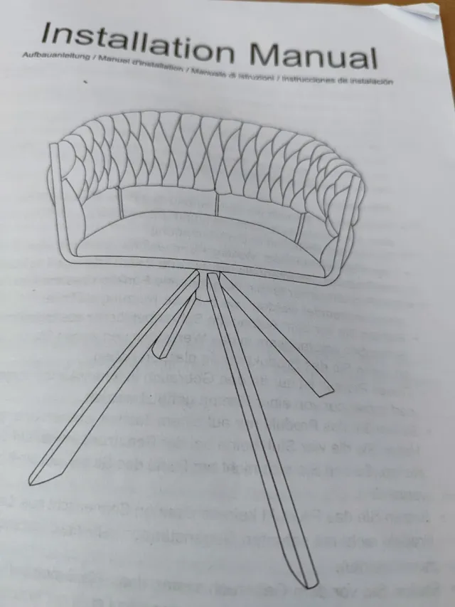 ✅2 Sillas Comedor salon Giratorias - Negras nuevas