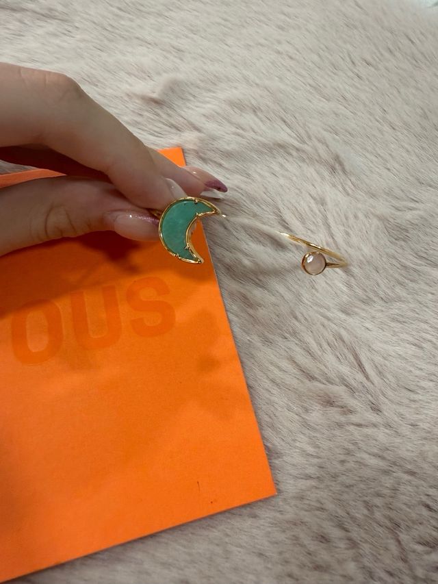 Brazalete Tous - Dorado y Turquesa