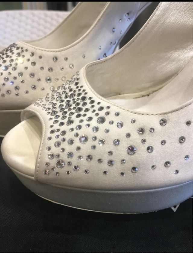 Sandali sposa Albano bianchi