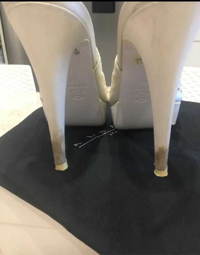 Sandali sposa Albano bianchi