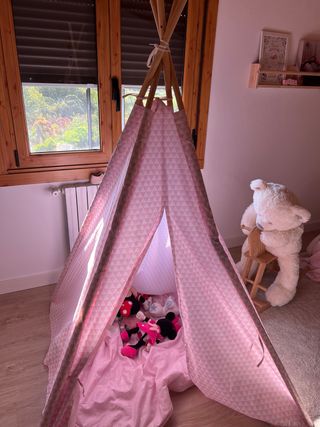 Tipi tenda infantil rosa