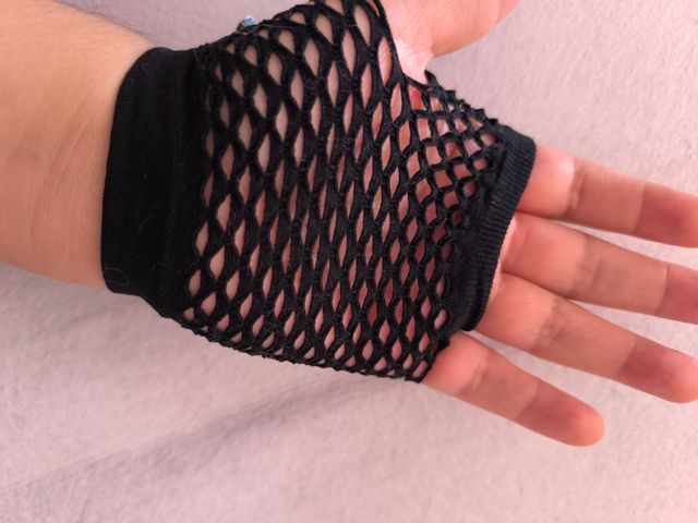 Guante rejilla brillantes
