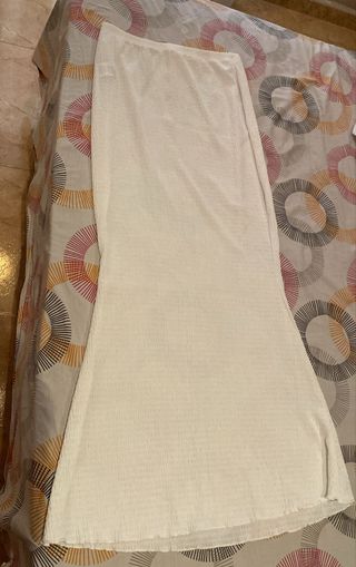 Conjunto top y falda blanco Shein