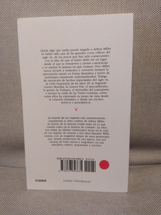 La muerte de un viajante (Letras Universales / ...