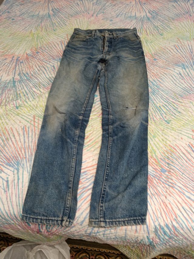 Jeans rotos vintage azul
