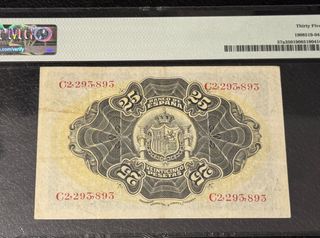 Billete 25 Pesetas España 1906