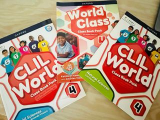 Pack de libros de 4º de Primaria. 