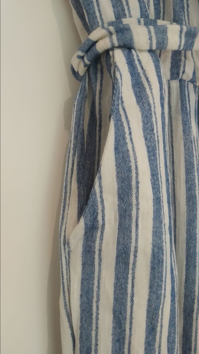 Mono rayas marineras azul blanco