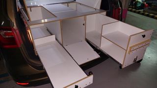 Mueble Camper Cama plegable Seat Alhambra