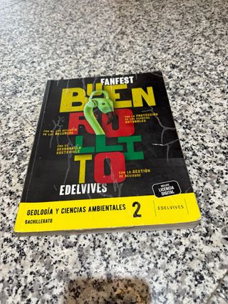 libro de segundo bachillerato Geología y ciencias