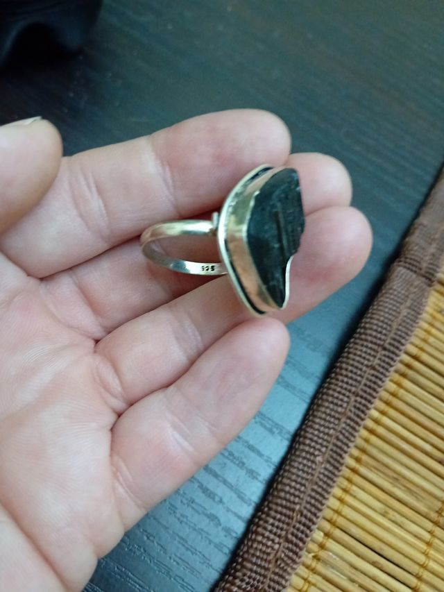 Anello Argento 925 con Tormalina