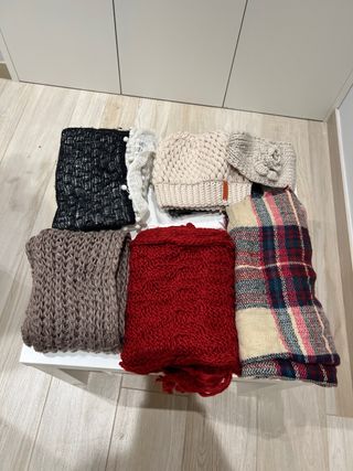 Pack gorros y bufandas invierno