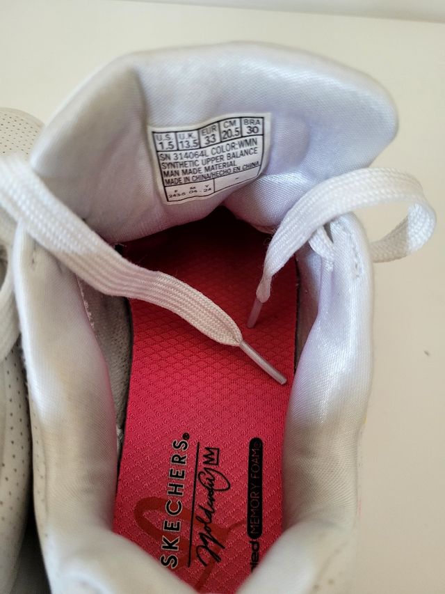Zapatillas Skechers niña blancas, n° 31