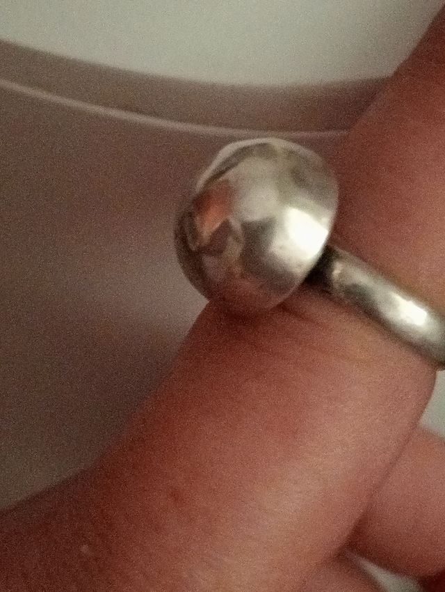 Anillo plata antiguo