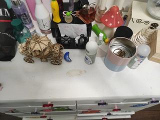 Cómoda infantil blanca de madera