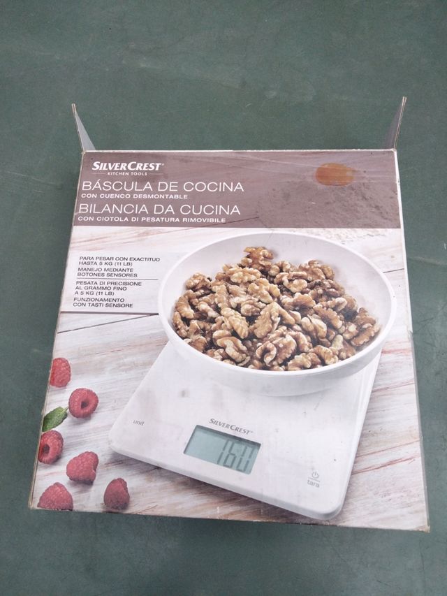 Báscula cocina digital Silvercrest