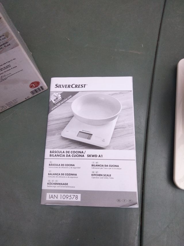 Báscula cocina digital Silvercrest