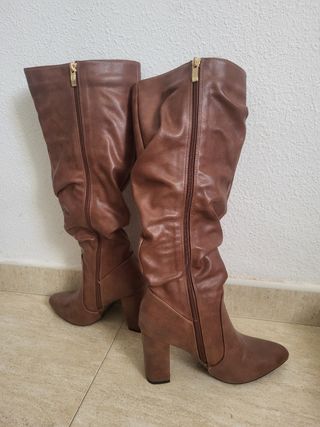 Botas Marrón Piel - Talla 36