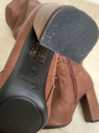 Botas Marrón Piel - Talla 36