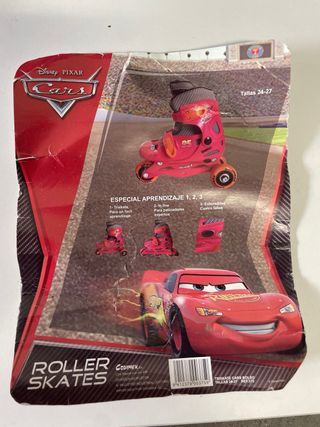Patines Cars - Talla extensible 24-27