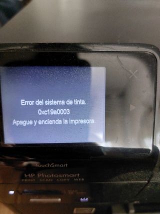 Impresora HP Photosmart inalámbrica.
