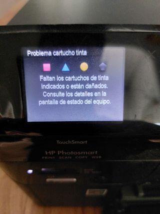 Impresora HP Photosmart inalámbrica.