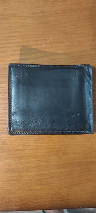 Cartera CB negra - Piel