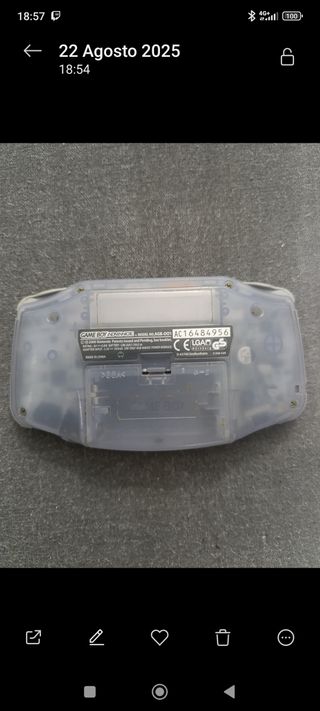 Game Boy Advance Gris