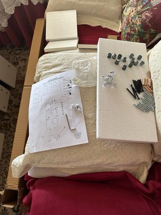 ACUARIO 10L + mueble blanco